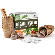 Load image into Gallery viewer, URBAN SPROUT TRIO - BONSAI TREE KIT, ORGANIC VEG KIT, HERB GARDEN KIT BUNDLE